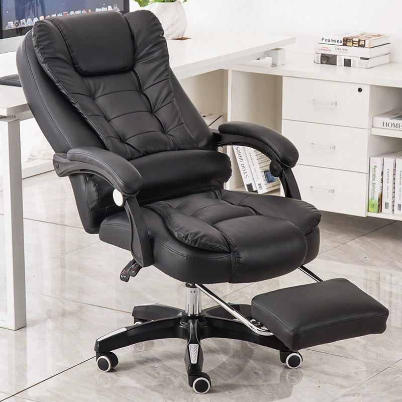 High Back Bow Staff Chair Simple Home Comfortable Rotary Lift Office Chair Luxury Office Chair