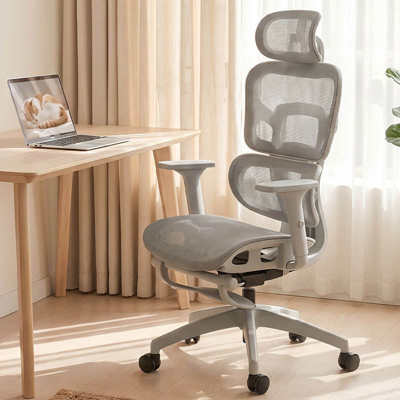 Ergonomic Mesh Chair with Lumbar Support and Height-Adjustable Design for Office Work Modern Computer Swivel Office ChaIr