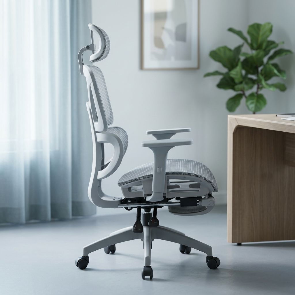 High Back Modern Ergonomic Executive Mesh Office Chair with 3D Armrests Adjustable Office Chair Reclining Chair Revolving Seat