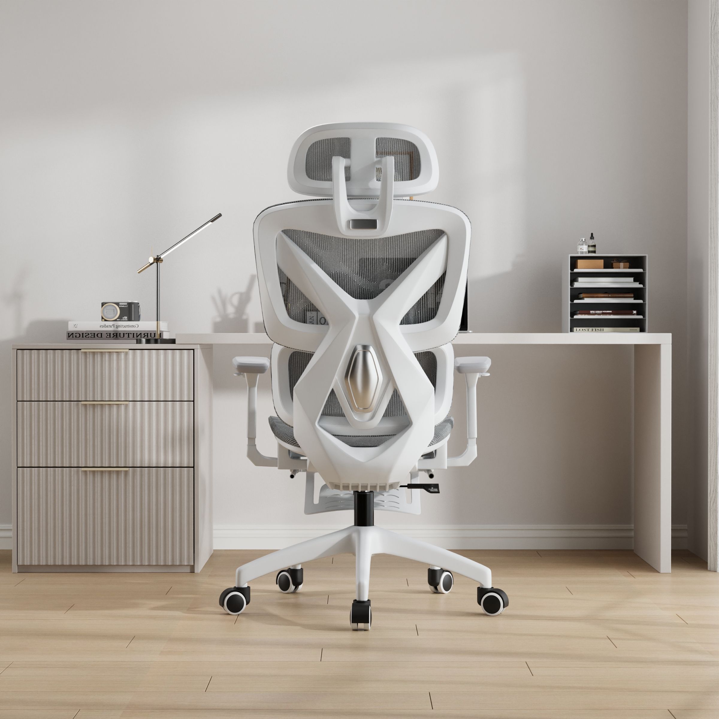 Modern High Back Mesh Swivel Chair Office Luxury Executive Computer Lounge Ergonomic Office Chair Adjustable Sillas De Oficina